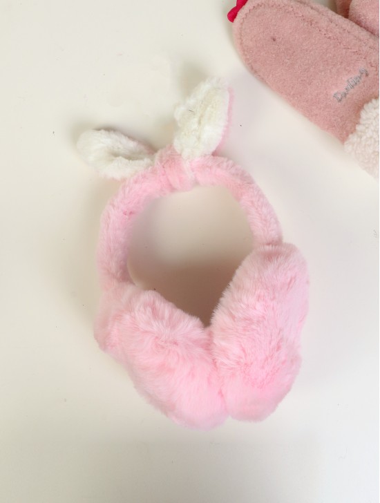 Bunny Ear Plush Earmuff